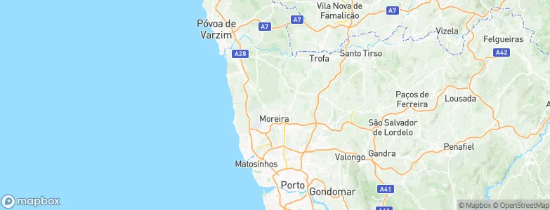 Gemunde, Portugal Map