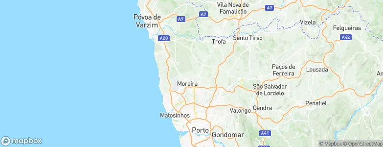 Gemunde, Portugal Map