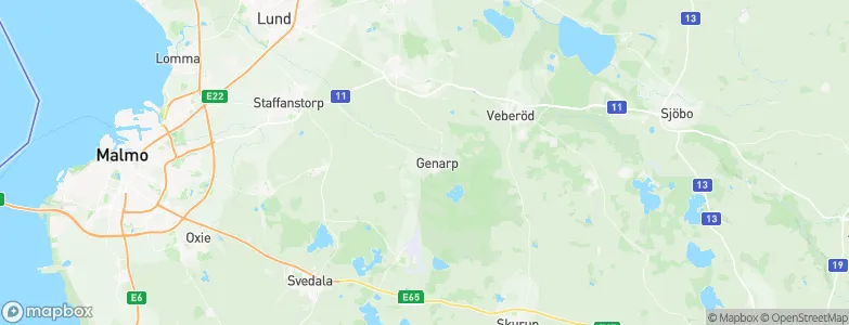 Genarp, Sweden Map