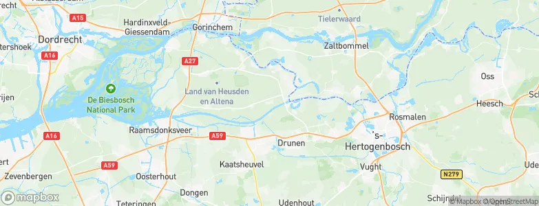 Genderen, Netherlands Map