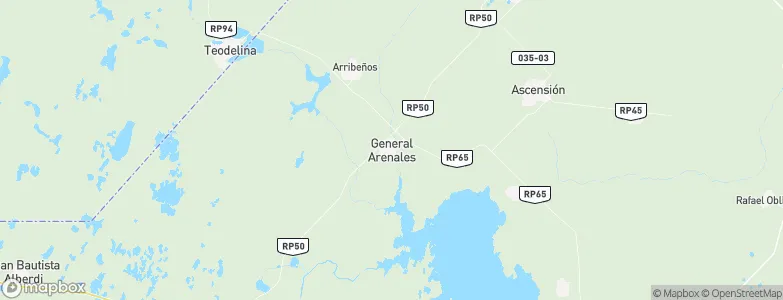 General Arenales, Argentina Map