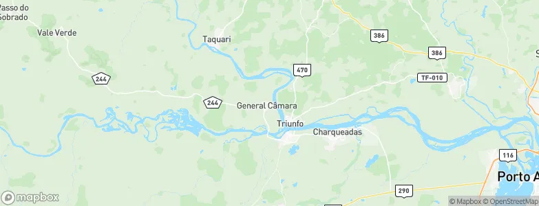 General Câmara, Brazil Map