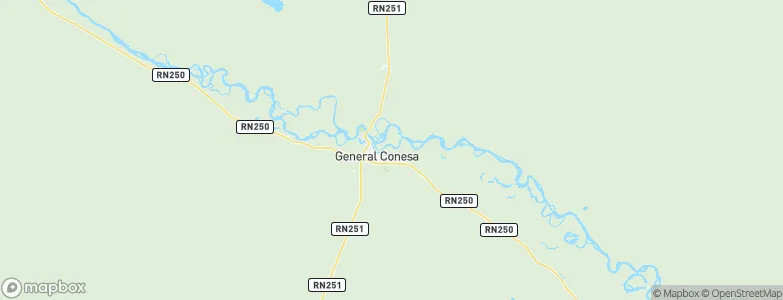 General Conesa, Argentina Map