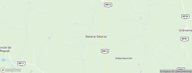 General Galarza, Argentina Map