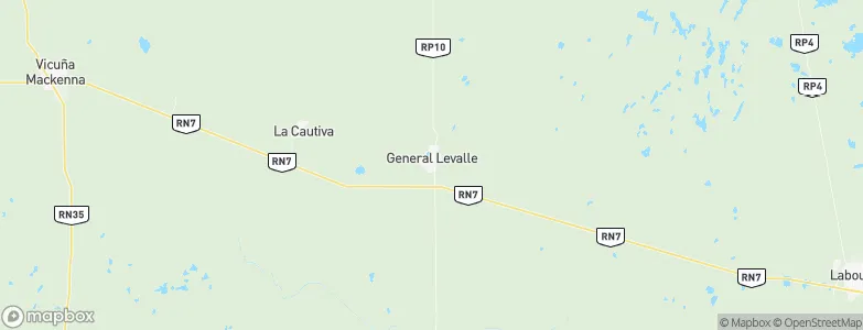 General Levalle, Argentina Map