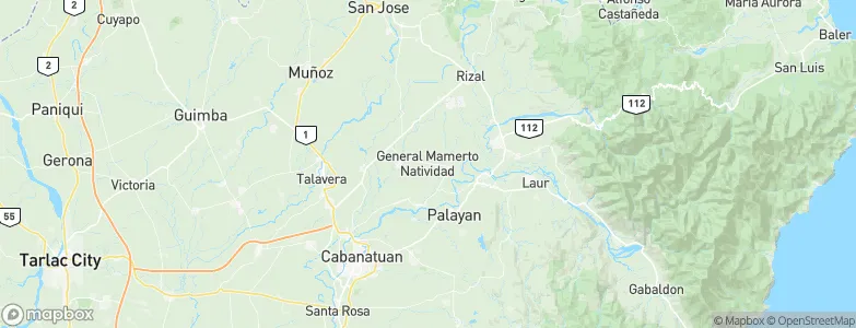 General Mamerto Natividad, Philippines Map