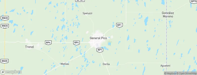 General Pico, Argentina Map