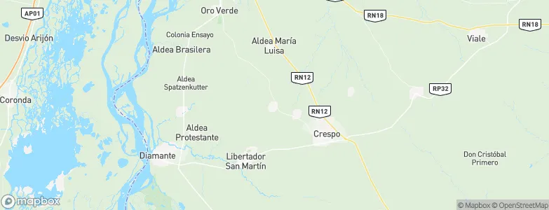 General Racedo, Argentina Map