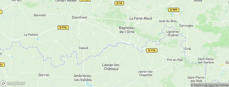 Geneslay, France Map
