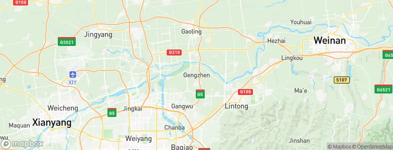 Gengzhen, China Map
