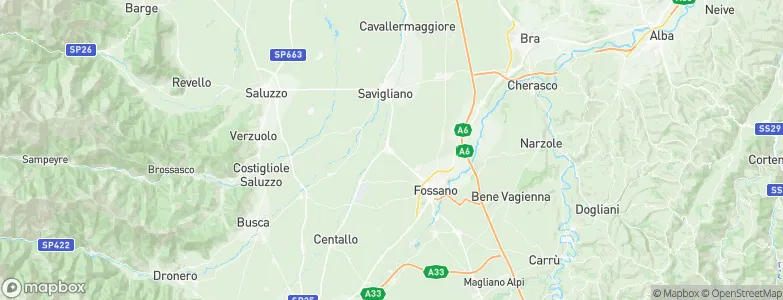 Genola, Italy Map