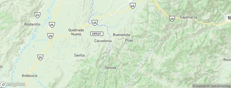 Génova, Colombia Map