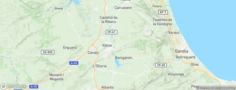 Genovés, Spain Map