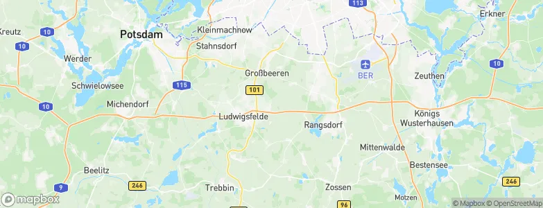 Genshagen, Germany Map