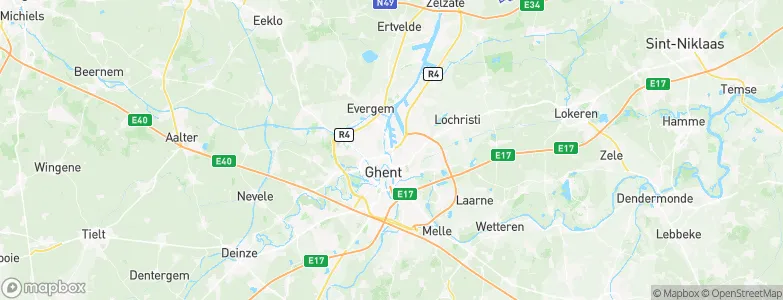 Gent, Belgium Map