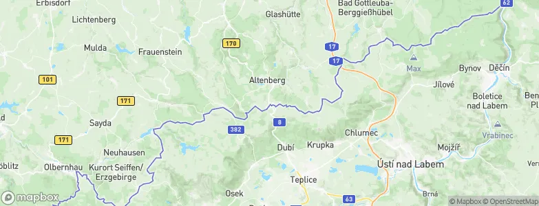 Georgenfeld, Germany Map