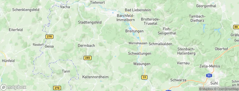 Georgenzell, Germany Map