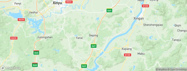 Geping, China Map