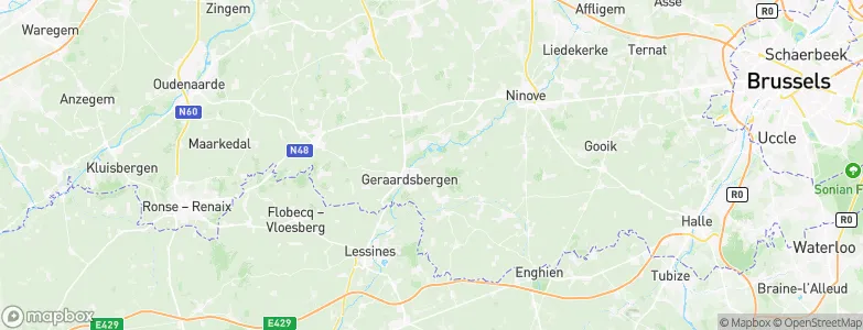 Geraardsbergen, Belgium Map
