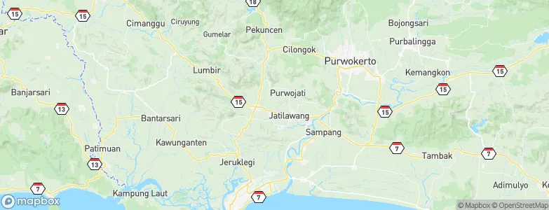 Gerduren, Indonesia Map