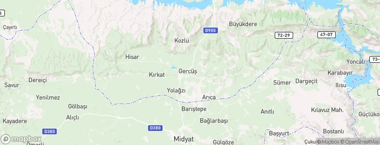 Gerdzhyush, Turkey Map