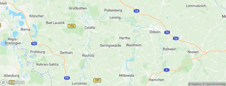 Geringswalde, Germany Map