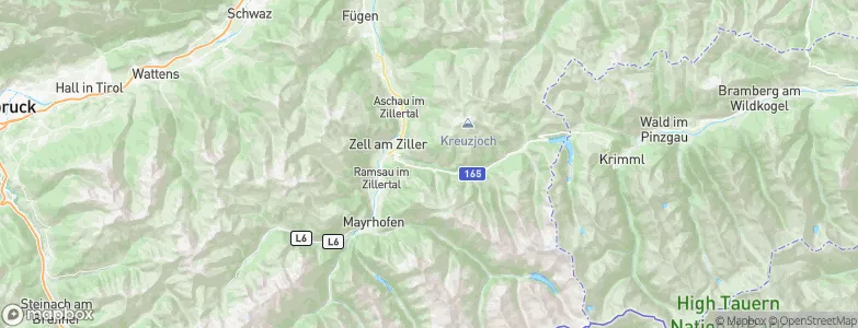 Gerlosberg, Austria Map