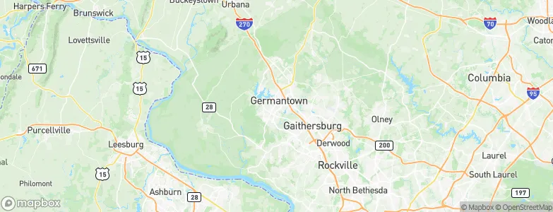 Germantown, United States Map