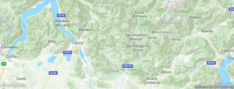 Gerosa, Italy Map
