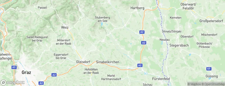 Gersdorf an der Feistritz, Austria Map