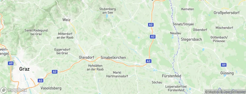 Gersdorf an der Feistritz, Austria Map