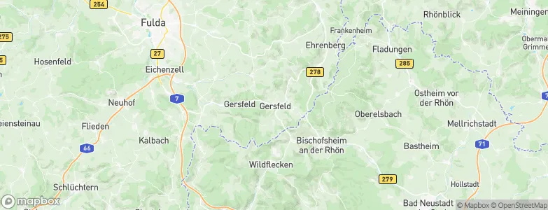 Gersfeld, Germany Map