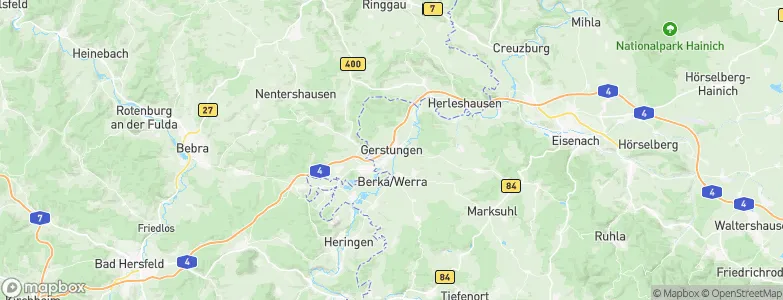 Gerstungen, Germany Map