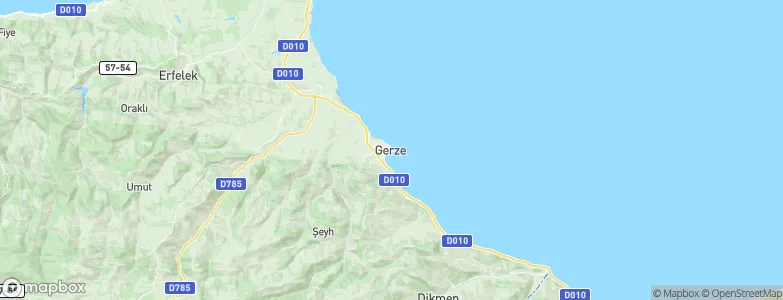 Gerze, Turkey Map