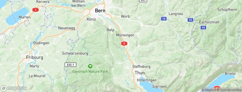 Gerzensee, Switzerland Map