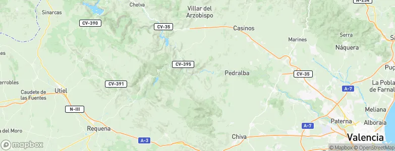 Gestalgar, Spain Map