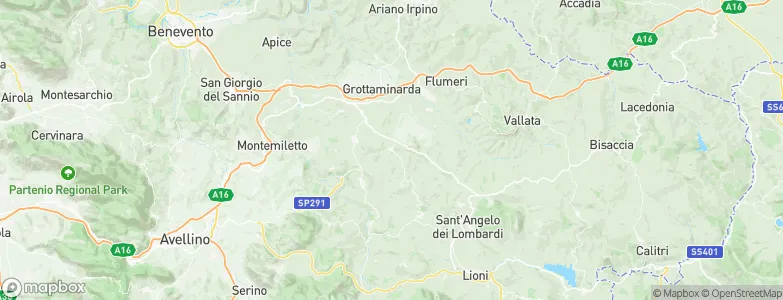 Gesualdo, Italy Map