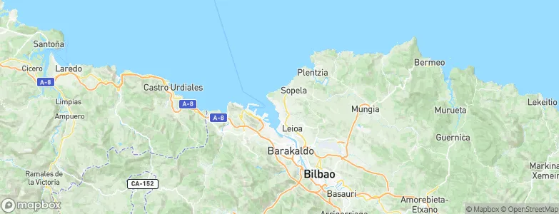 Getxo, Spain Map