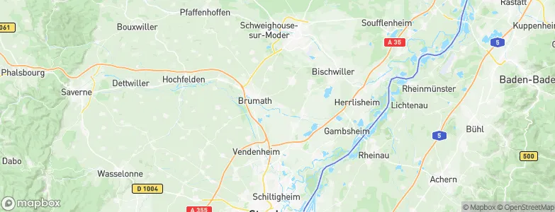 Geudertheim, France Map