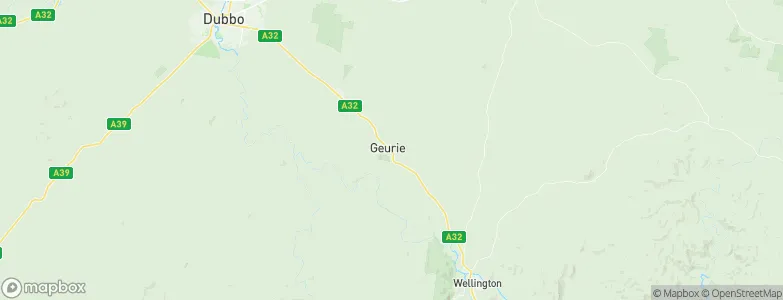 Geurie, Australia Map