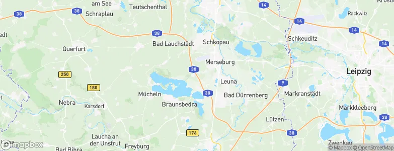 Geusa, Germany Map