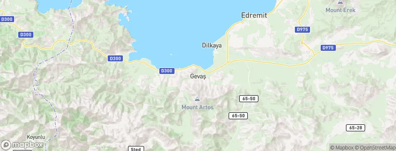 Gevaş, Turkey Map