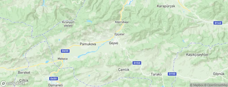 Geyve, Turkey Map