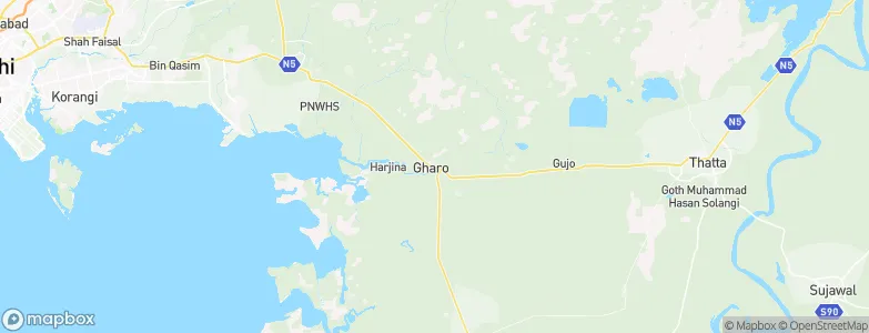 Gharo, Pakistan Map