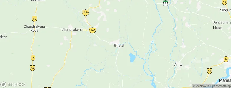 Ghātāl, India Map