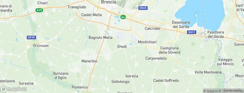 Ghedi, Italy Map