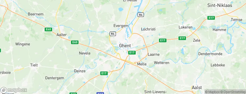 Ghent, Belgium Map