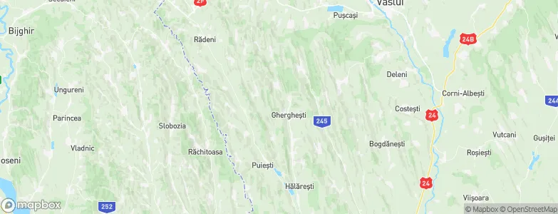 Ghergheşti, Romania Map