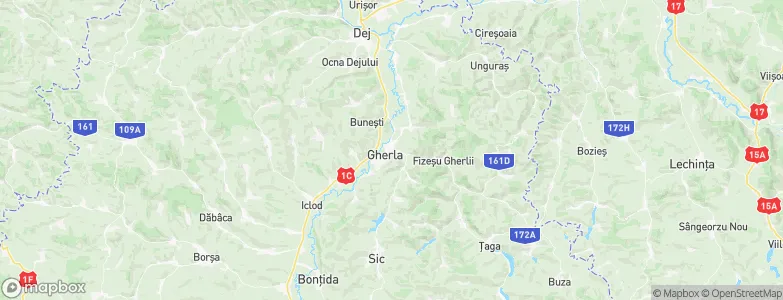 Gherla, Romania Map