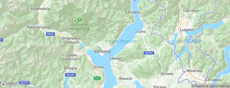 Ghiffa, Italy Map